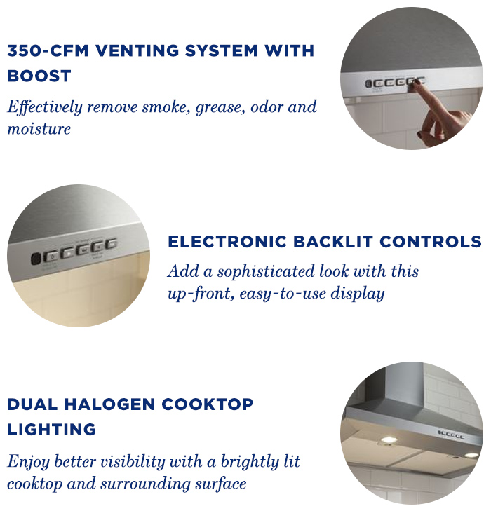 GE 30 in. Convertible Chimney Range Hood in Slate, Fingerprint ResistantJVW5301EJES The Home